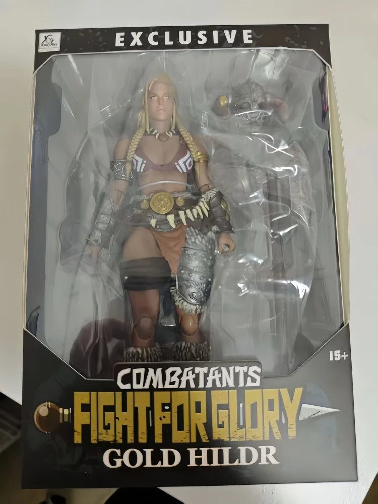 2025 Xesray Fight For Glory 1/12 Action Figure Combatants Event Gold Hildr Anime Model Collectible Figure Ornaments In Stock