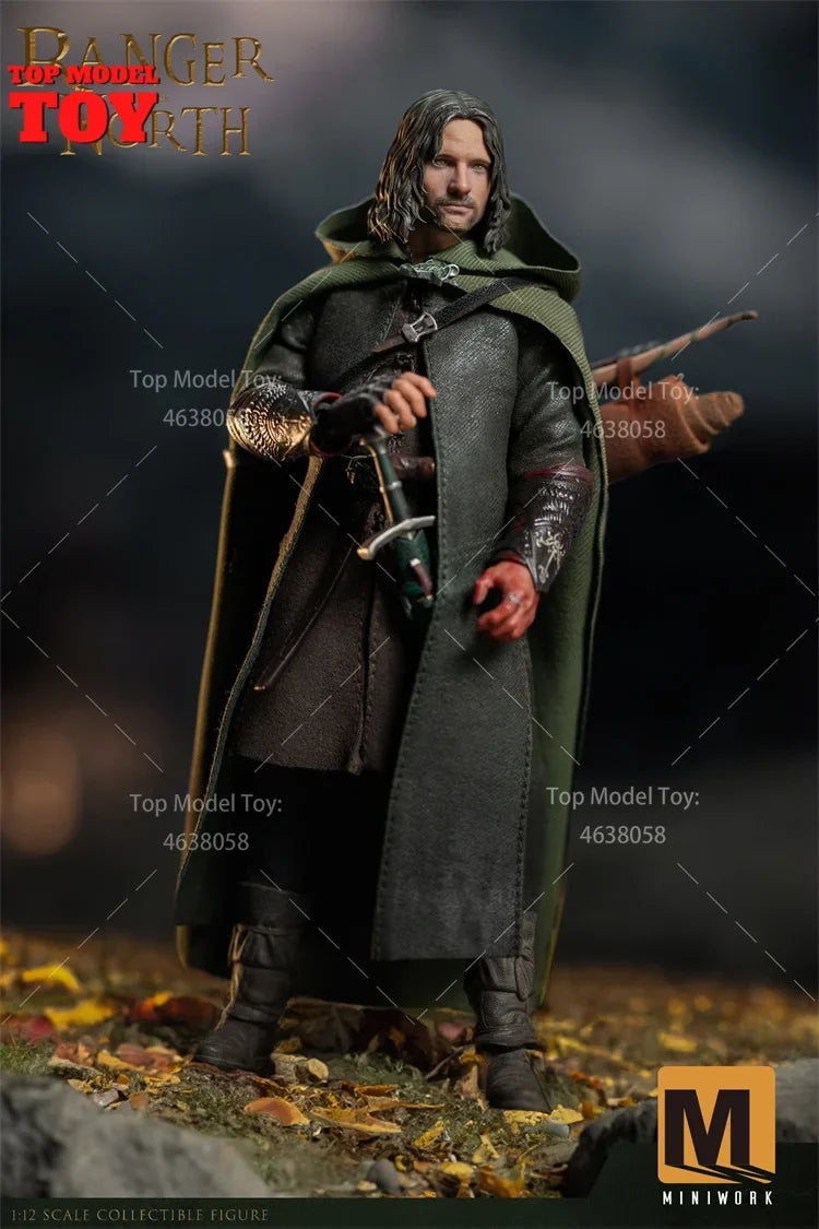 Miniwork MW-001 1/12 Scale Male Soldier Game Character Rangers Of The North Full Set 6'' Action Figures Model for Collection