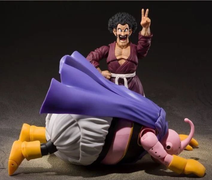 Original BANDAI S.H. Figuarts Mister Satan Dragon Ball Z auf Lager Anime-Sammlung Actionfiguren Modellspielzeug