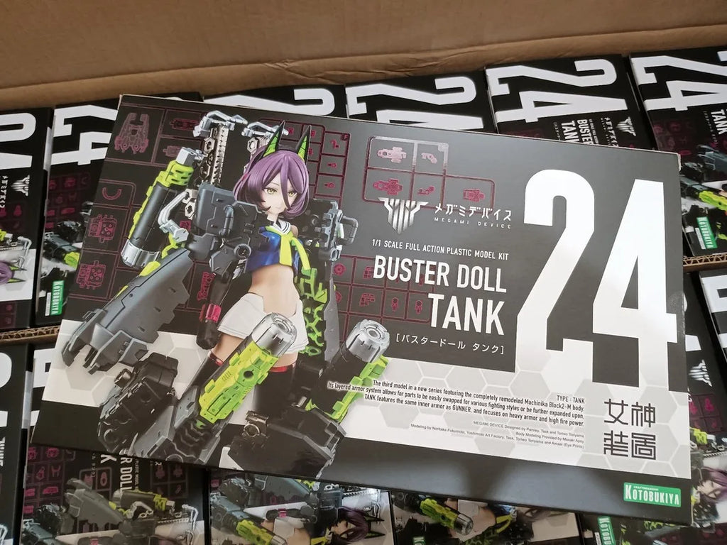 Kotobukiya Original MEGAMIDEVICE Series BUSTER DOLL TANK Action Figure Assembly Model Toys Collectible Model Gifts For Boys