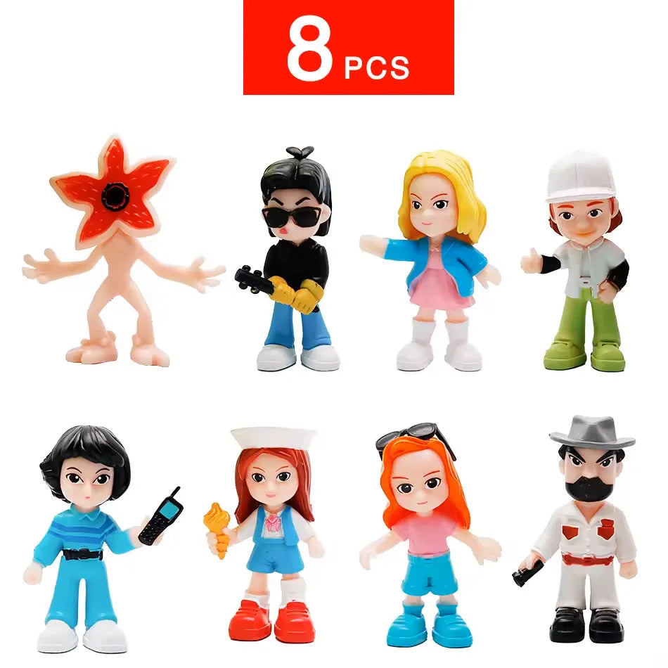 TV Figure Stranger TV Plays Figure Toy Will Byers Eleven Dolls Action Figure Cake Collect Decoration Gift