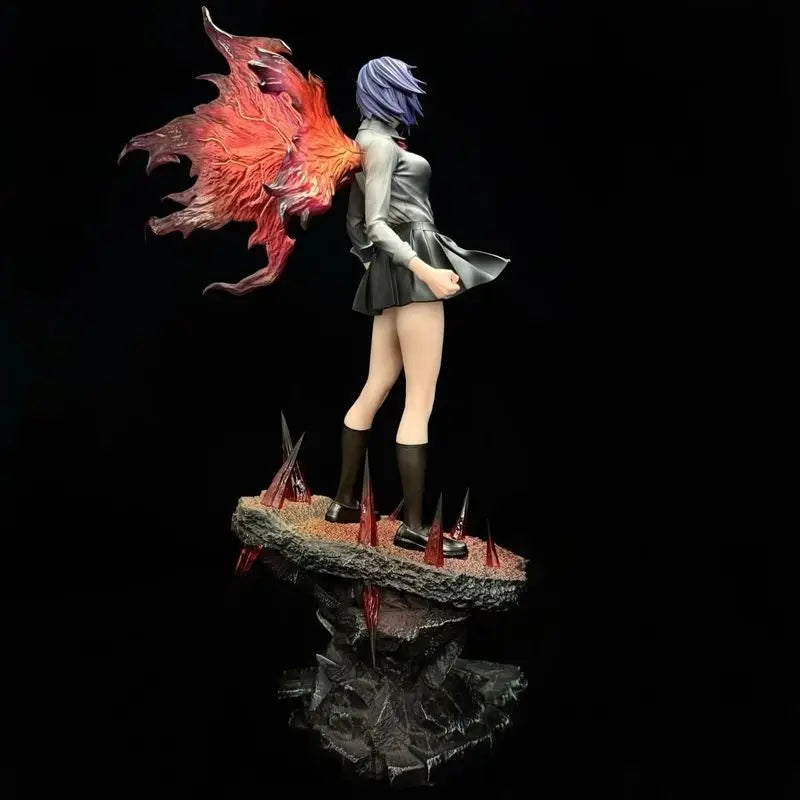 Touka Kirishima Tokyo Ghouls Action Figure - Two-Headed Statue Collection Doll Desk Decoration Model Toy for Kids Birthday