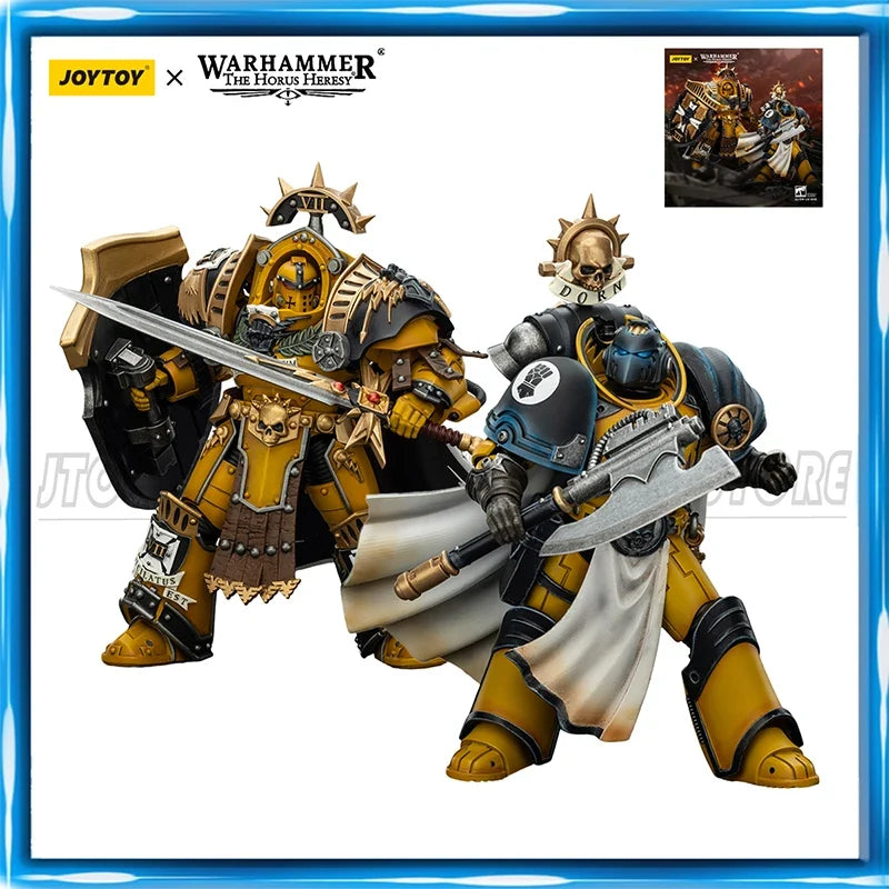 [Pre Order]JOYTOY Warhammer 40K 1/18 Action Figure Imperial Fists Legion Praetor in Tartaros Terminator Armour Librarian Consul