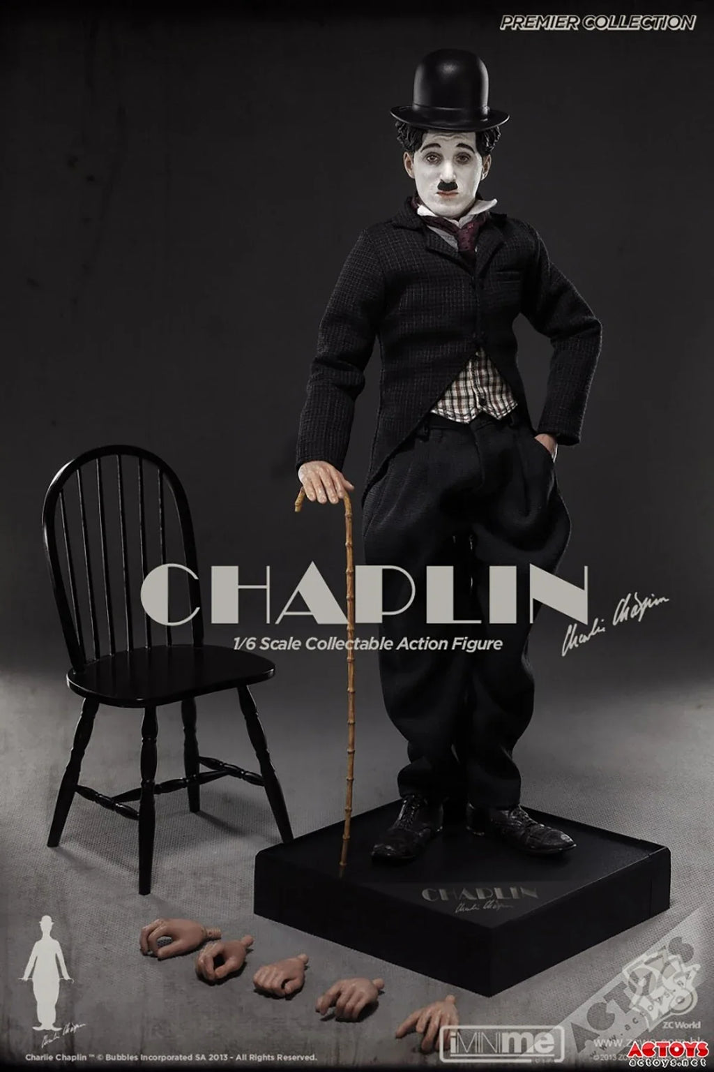 Original  ZCWO 1/6Charlie Chaplin Comedy Master Classic Character collection level Action doll Figure Model Toys 12 inches