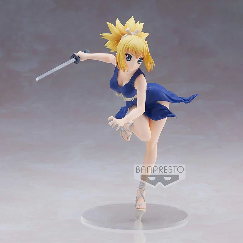 Bandai Original Banpresto In Stock Dr.stone Amber Action Figure Sexy Girl Action Figure Model Ornaments Boxed Toys Girls Gifts