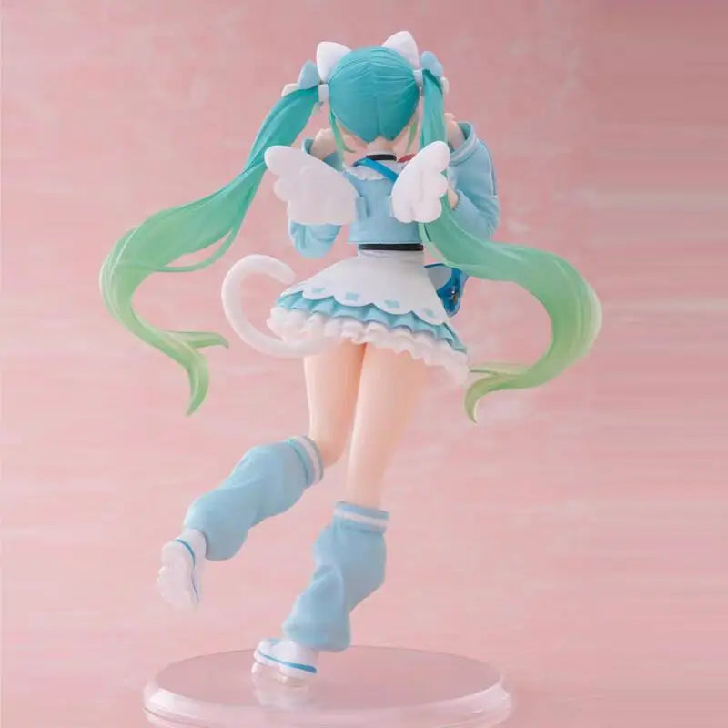 Genuine Original In Stock Taito Fancy Ver Hatsune Miku Fashion Figure Anime Figure Model Collector Figurine Toys for Children