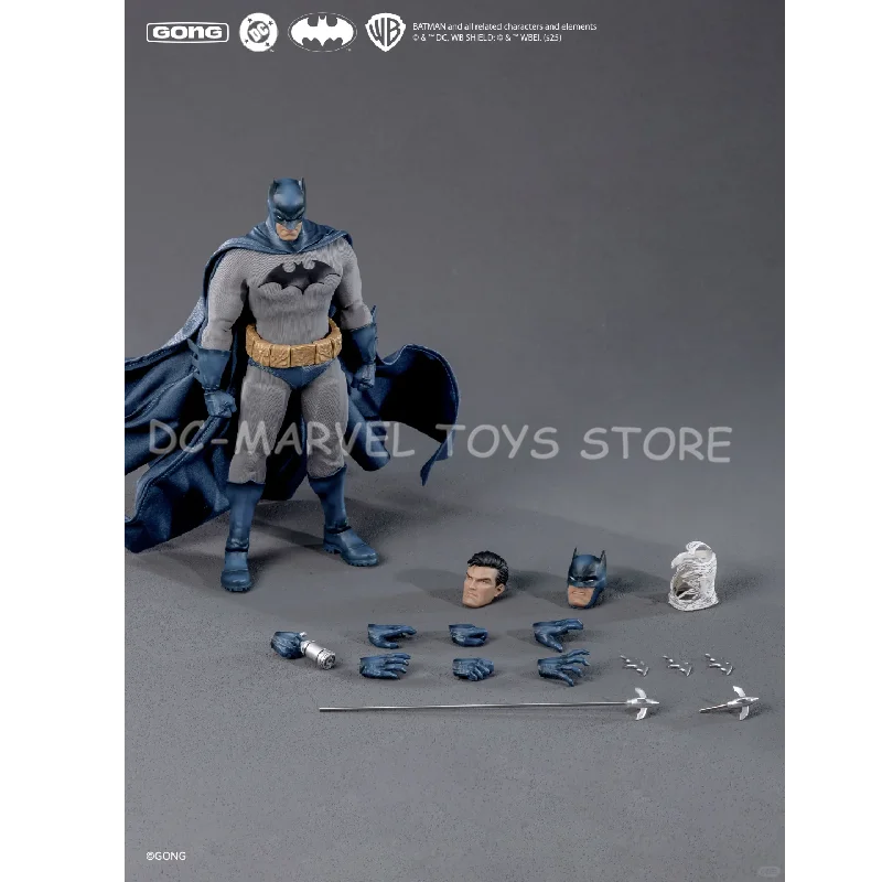 In Stock GONG Studio 17.5cm Batman Hush Bat Man Tailored Fabric Suit Anime Action Figures Pvc Collection Figures Gifts Toys