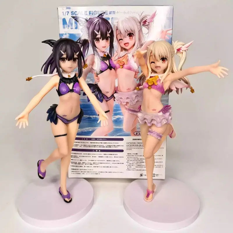 In-Stock 20CM Replica Fate/Kaleid Liner Prisma Illya Miyu Edelfelt Swimsuit Collection Figurine Toy Cute Desktop Decoration Gift