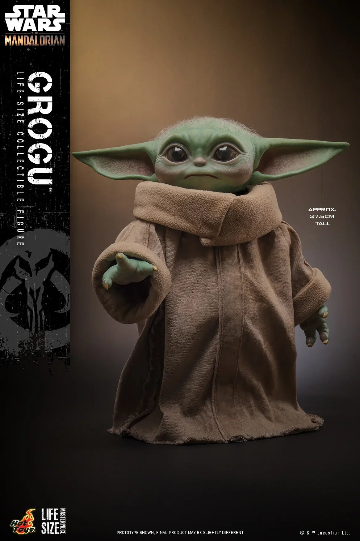 In Stock Hottoys LMS015 Star Wars Grogu 1/6 Soldier Dolls Anime Action Figure Toy Gift Model Collection Hobbies