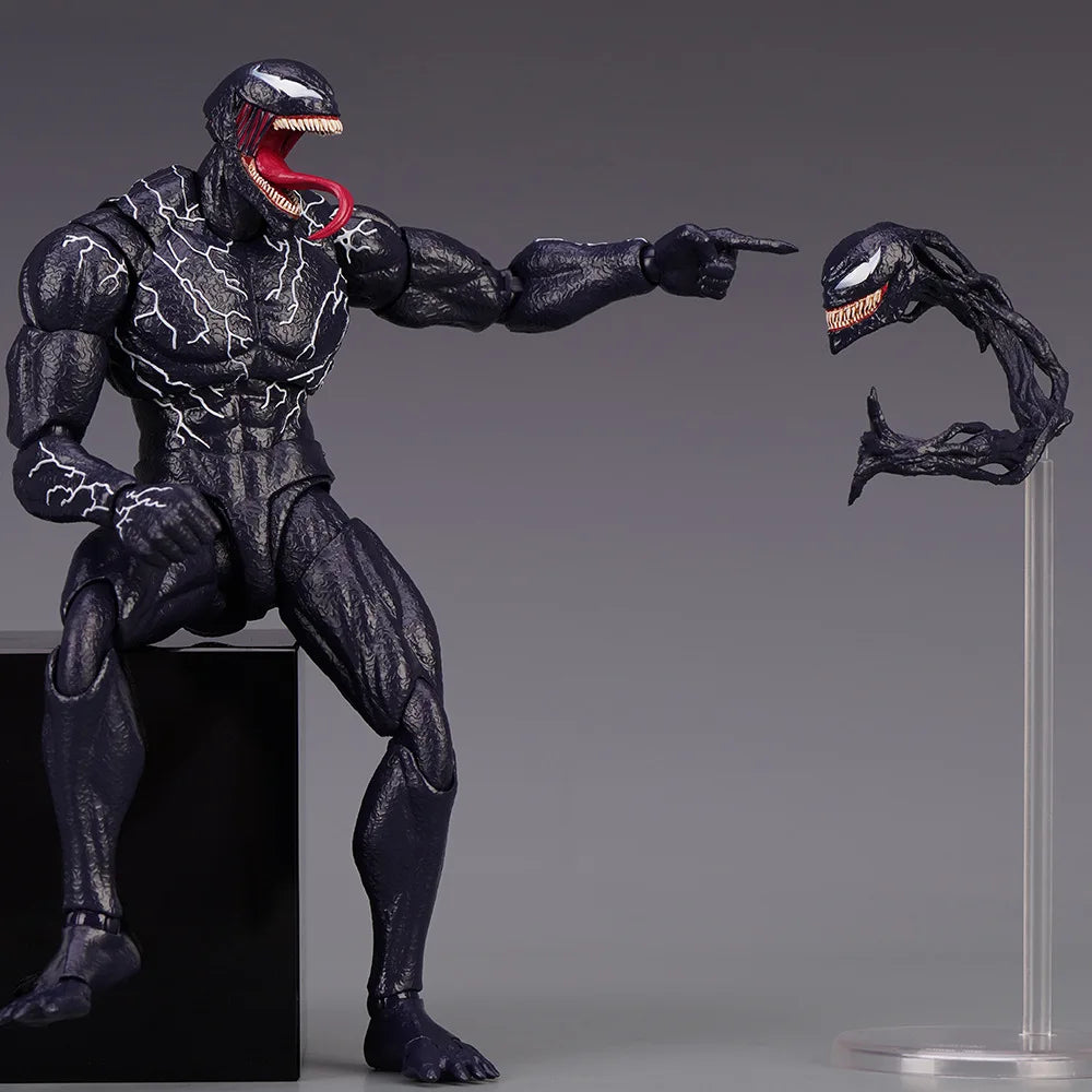 New Venom 3 Last Dance Action Figures Shf Venom War Horse Body Horse Peace Elite Ornament Model Doll Toys Xmas Gifts For Kids