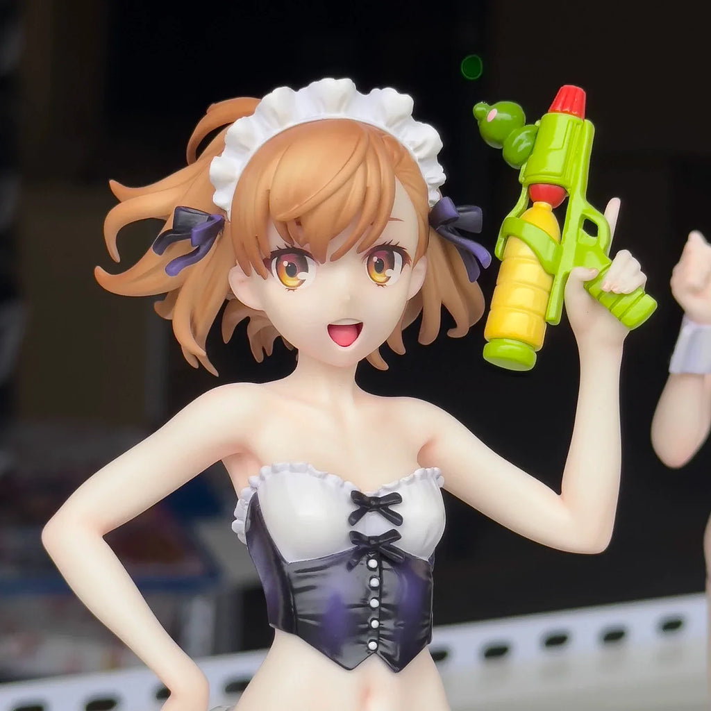A Certain Scientific Railgun Anime Figure - Misaka Mikoto Bunny Girl Standing Pose Resin Statue For Desktop Decoration Gift