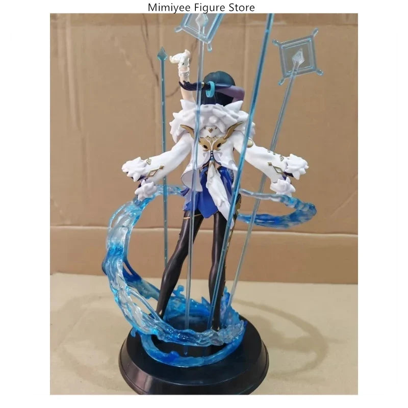 Genshin Impact Yelan Orchid in Secluded Valley Thousand Faces 31cm Scene Model Anime Figure Statue Desktop Decoration Gift