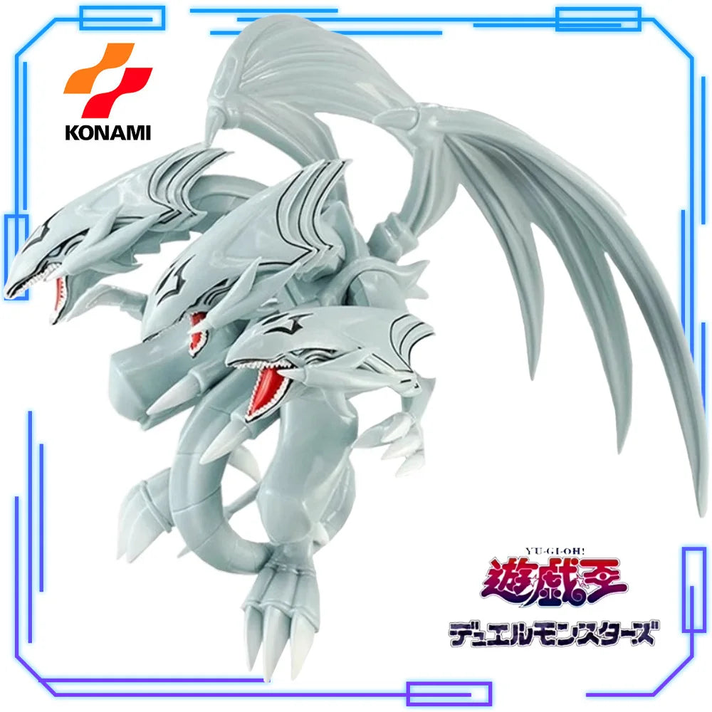 In Stock KONAMI Original Genuine Anime Yu-Gi-Oh! Duel Monsters Blue-Eyes Ultimate Dragon 20cm Collections Model Toy Figures Gift