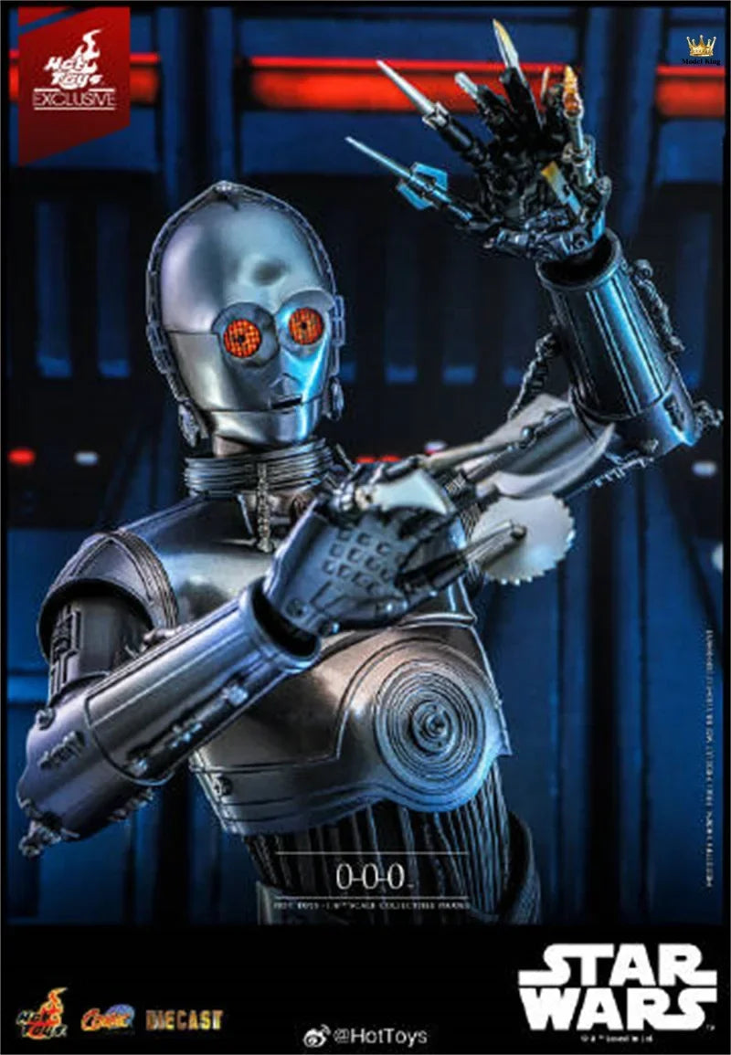 HotToys 1/6Star Wars: Dark Forces Alloy C-3PO 0-0-0 CMS016 Collection Action Figure Model Toys 29CM (Eye lights can be lit)