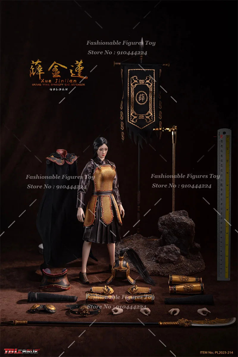 TBLeague 1/6 Frauen Soldatin Xuejinlian Tapfere Tang-Dynastie weibliche Generäle 12-Zoll Komplettset Actionfigur Körper Sammlerstück