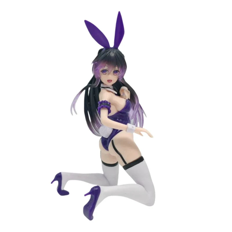 15CM Anime DATE A LIVE Yatogami Tohka Figure Bunny Girl Kneeling Posture Action Figure PVC Model Toys Doll Collection Decoration