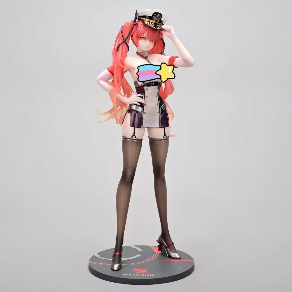25cm Game Azur Lane USS Honolulu standing posture Action Figure PVC model statue Toys doll Desk Decor Collectible Gifts
