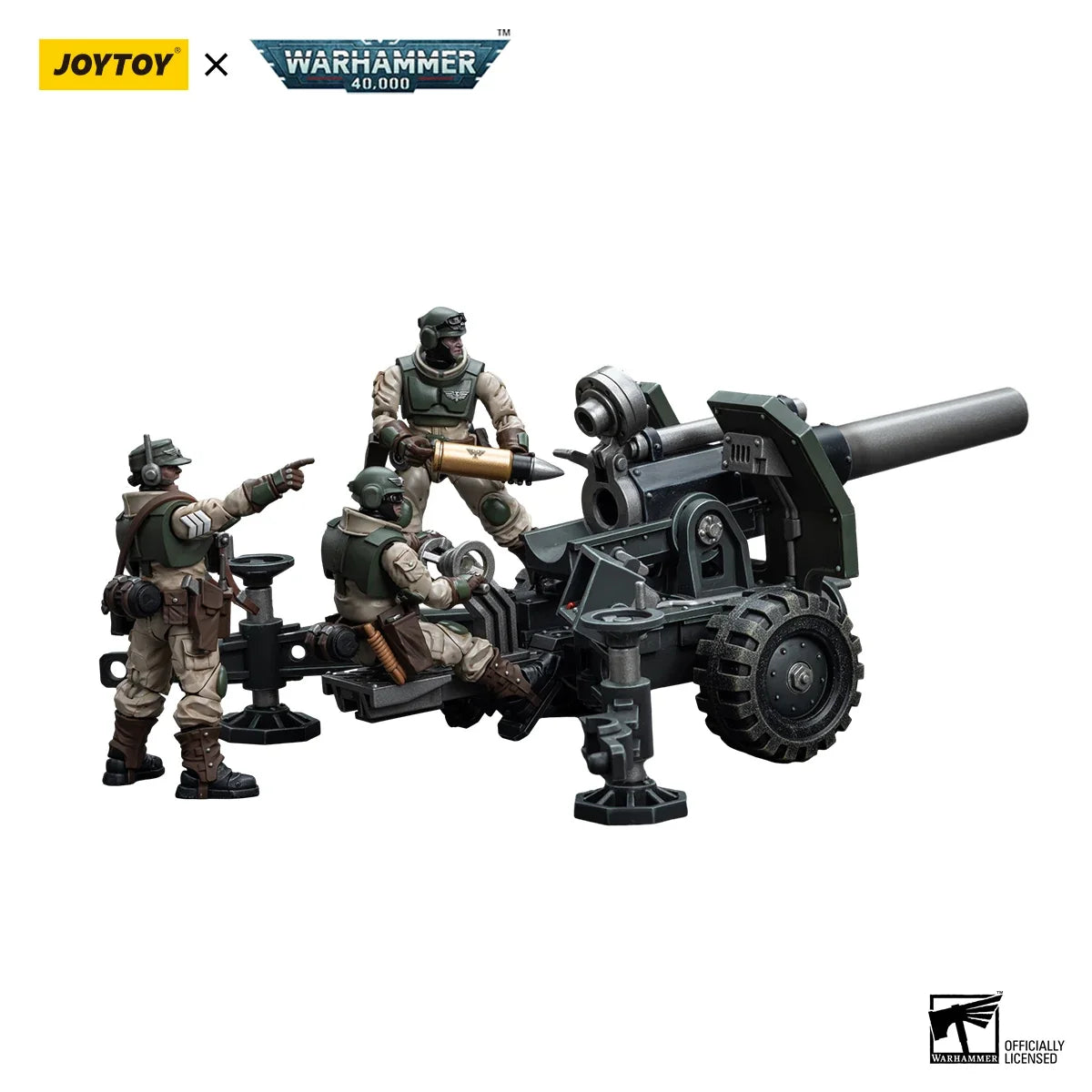 1/18 JOYTOY Action Figure 40K Astra Militarum Bombast Field Gun Malleus Rocket Launcher Anime Model Toy