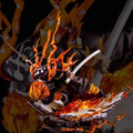 Demon Slayer Zenitsu Agatsuma Donnerschwert Atmung PVC Anime Figur Modell Statue Leuchtende Sammlung Desktop Dekoration