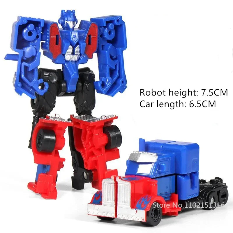 Mini Transformation Robot Kit Toys Models 2 In 1 Deformed Car Toy Robots Toys for Kids Gift  Action Figure Children Toys