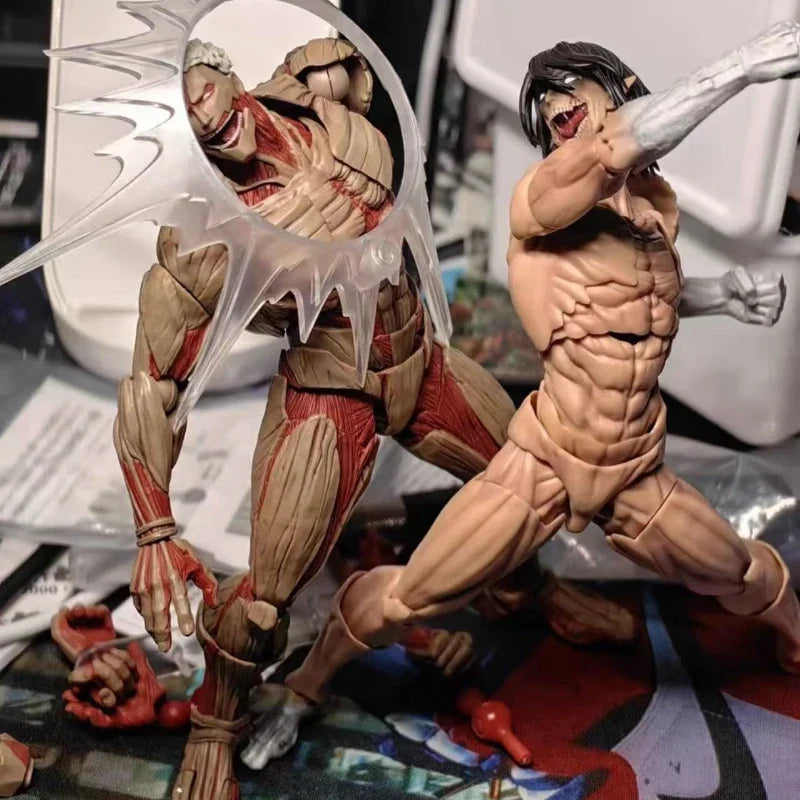 Originate Kaiyodo Armored Titan Movable Model Toys Revoltech AMAZING YAMAGUCHI Yoroi no Kyojin Attack on Titan