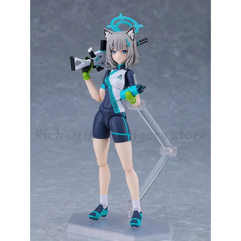 【In Stock】Original Max Factory Figma#644/644-DX -Blue Archive- Sunaōkami Shiroko Cycling Anime Action Figure Model Toy Ornaments