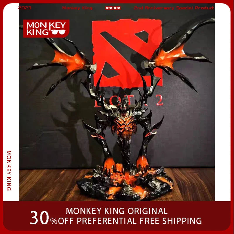 30cm DOTA2 FigureShadow Fiend Handmade Customization Anime Collectible Model Resin Desktop Decorations Holiday Children Toys