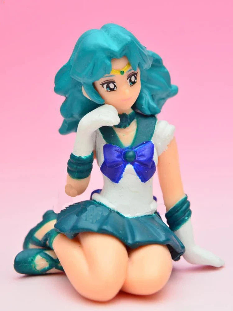 Anime Figure Gacha Sailor Jupiter Capsule Toy Sailor Moon Mercury Mars Meiou Setsuna Pendant Toys Figures Children Gifts