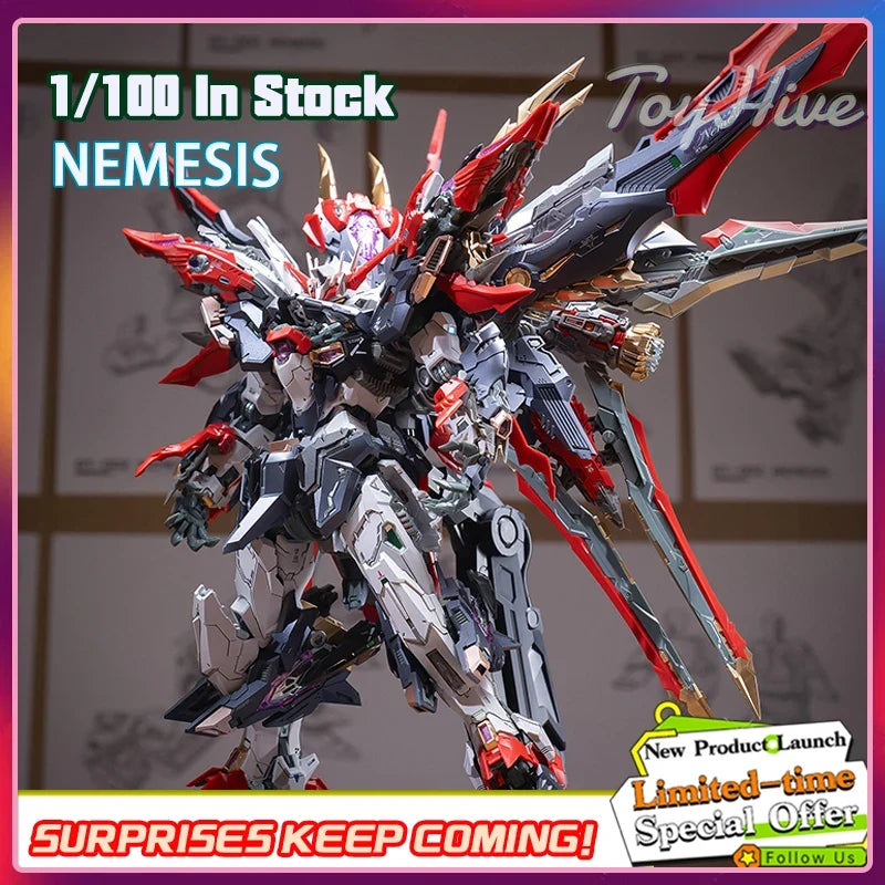 Authentic In Stock NEMESIS Infinite Dimension 1/100 Strategic Revenge Titan Action Figure RT-002 Scale Assembly Model Toys Gift