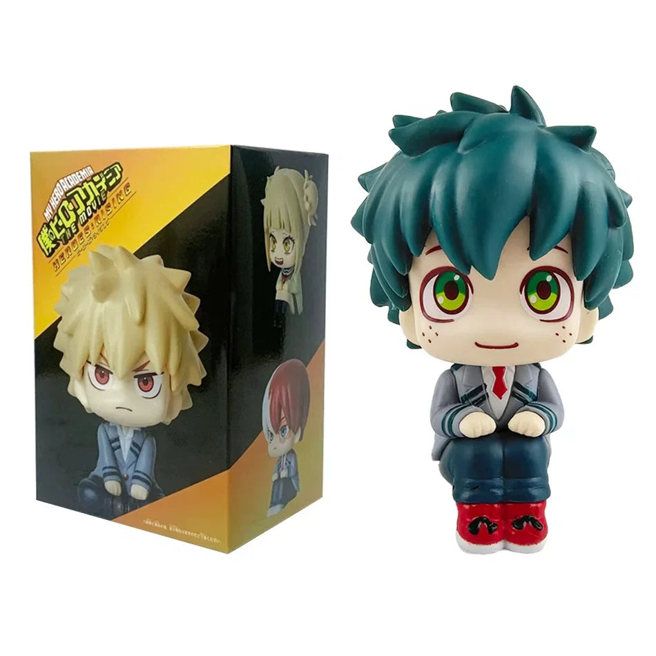 10cm Boku no Hero Academia Anime Figure Midoriya Izuku Action Figure Bakugo Katsuki/Todoroki Shoto Figurine PVC Collection Toys