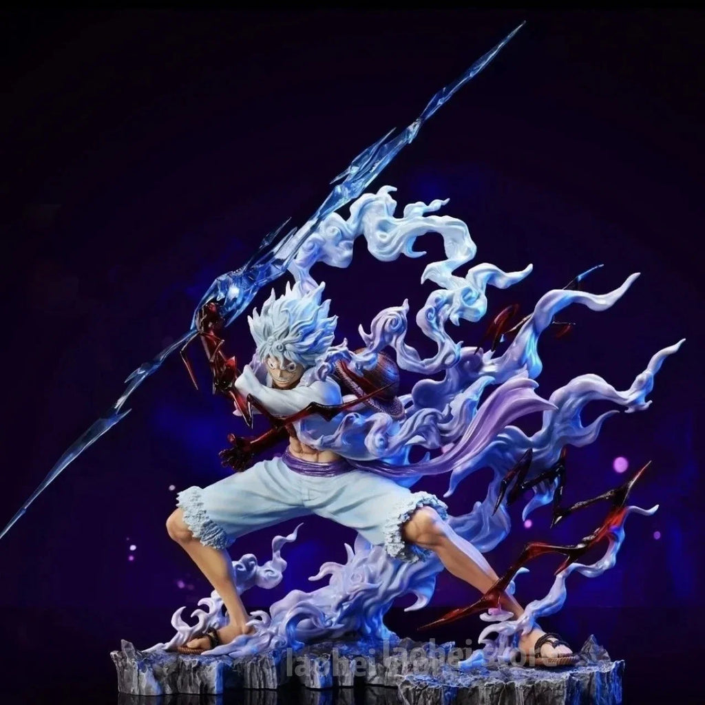 25cm One Piece Raiden Five Gear Nica Lightning Luffy Action Figure Model Statue Doll Toys Collection Decoration Model Toys Gift