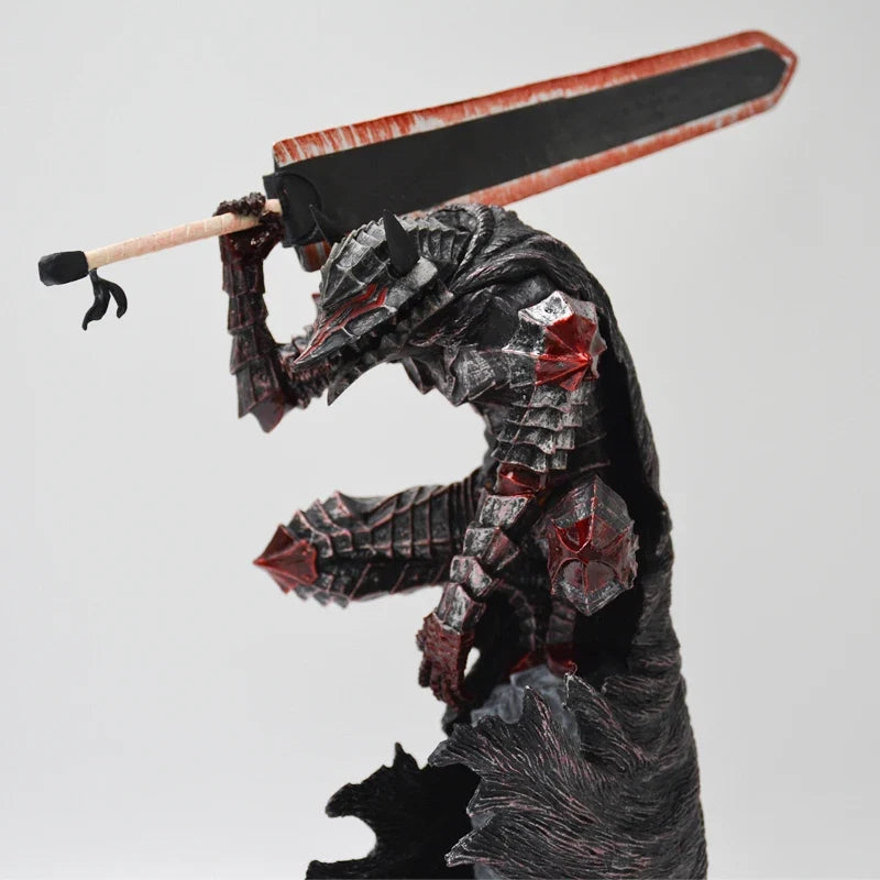25cm Berserk Guts L Anime Figure Guts Berserker Armor Action Figure Berserk Black Swordsman Figurine Collectible Model Doll Toys