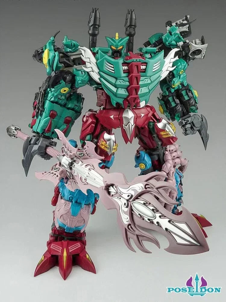 In Stock TFC Poseidon Piranacon P001-006 Submarine Crazy Fit Full Set of 6 Reprints Action Figure Transforming Toy