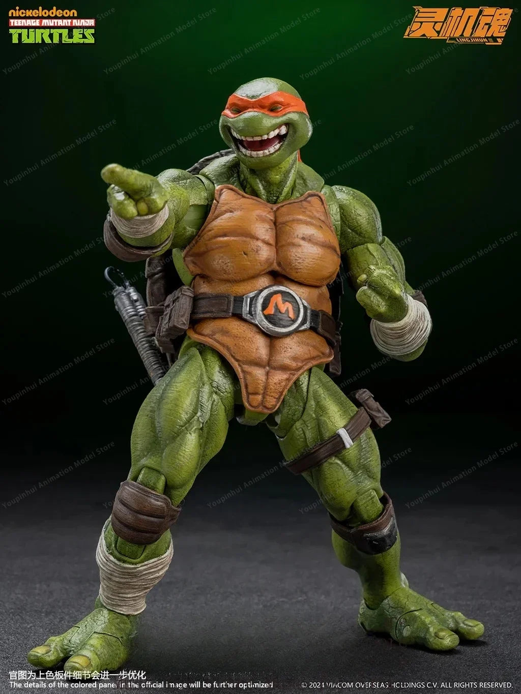 Original Ling Ji Hun TMNT Series Raphael Mikey Leonardo Donatello Action Figures Collectibles Models