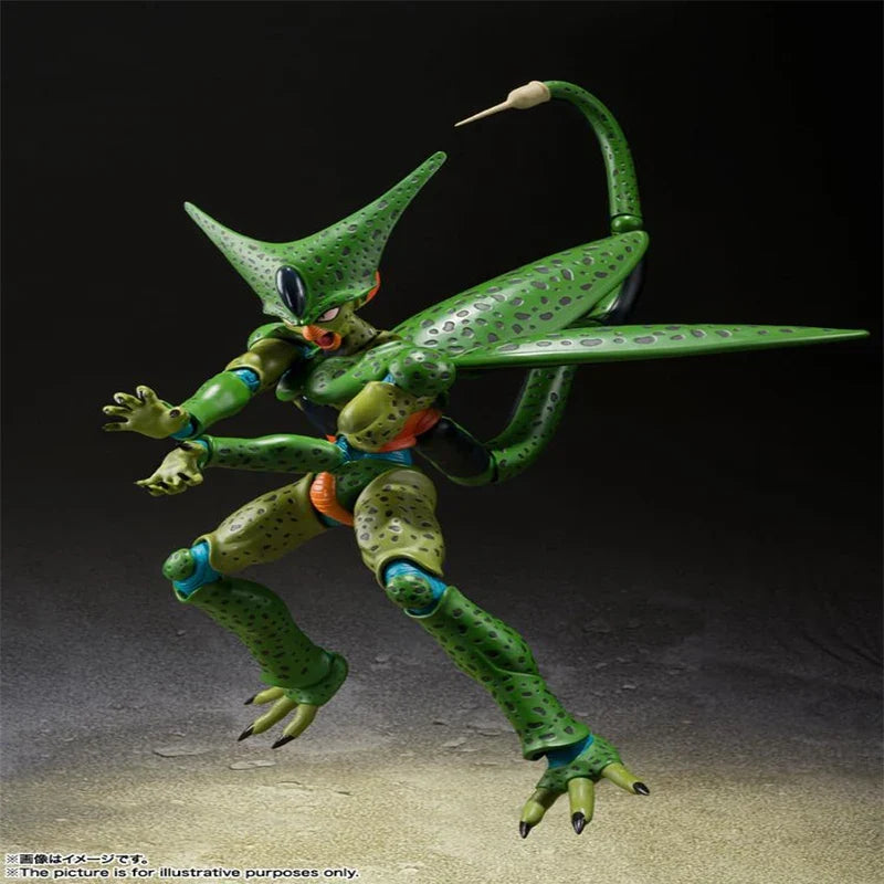 100% Original Bandai In Stock S H Figuarts Original Anime Dragon Ball Cell Action Figure Model Toy Gift DT