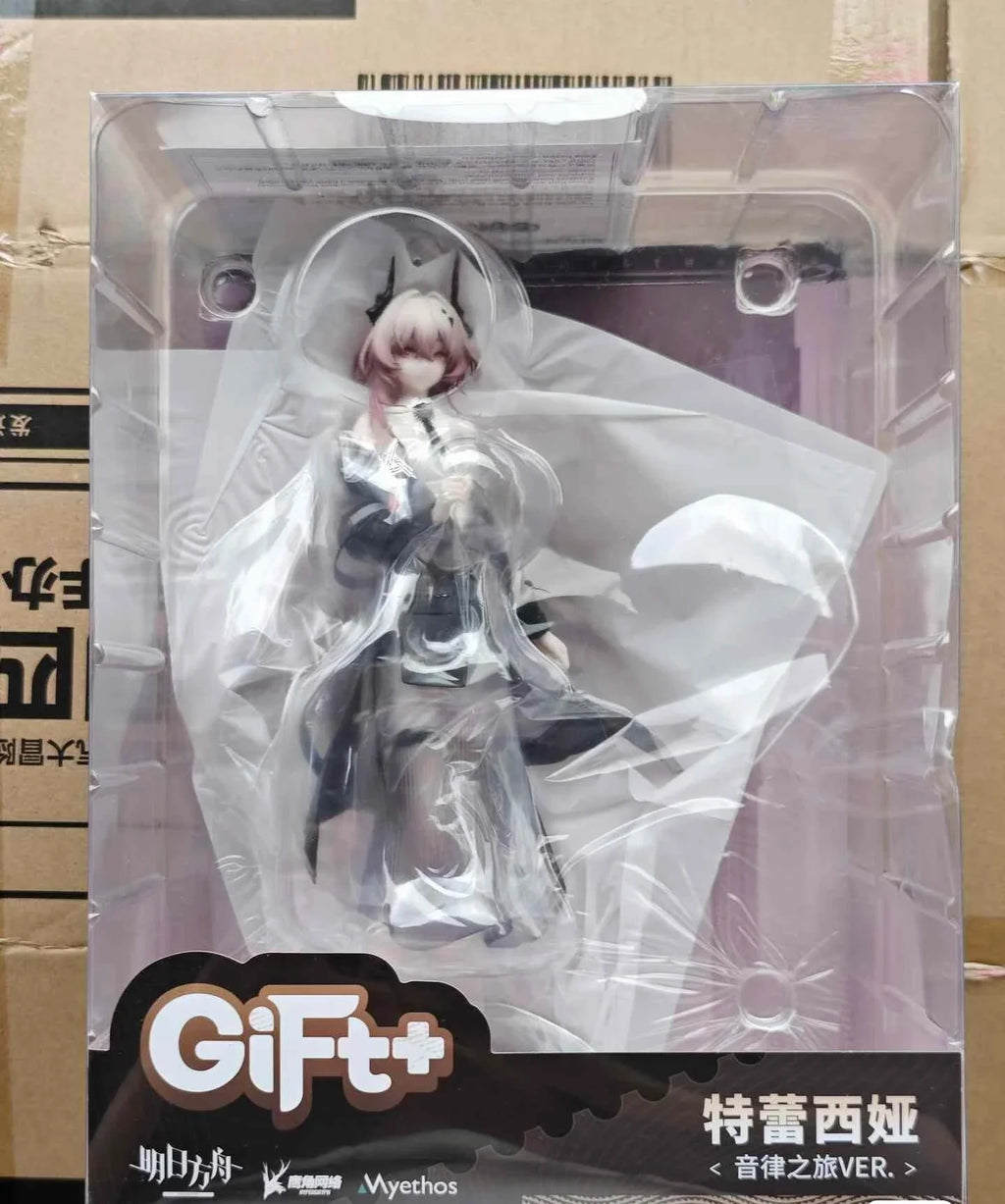 Myethos Neu auf Lager Arknights Theresa Logos Rhythm Journey Sammlerfigur Anime PVC-Statue Geschenk für Otaku-Fans Sammlung
