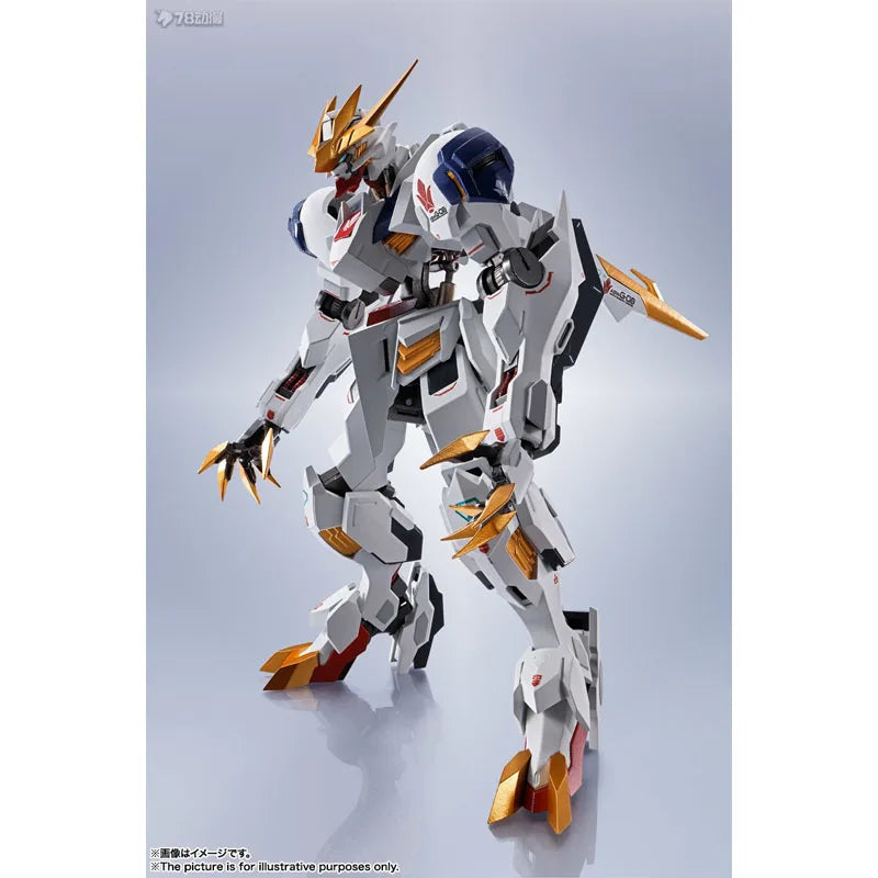 Bandai Original Mobile Gundam METAL ROBOT ASW-G-08 GUNDAM BARBATOS LUPUS REX Figure Model Collection Toy Gift