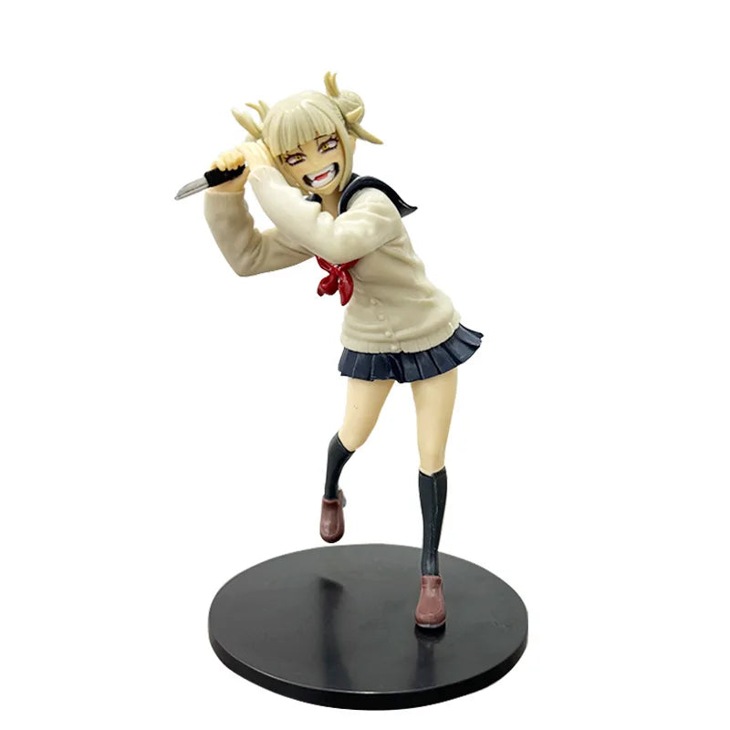 18cm Boku no Hero Academia Anime Figure Uraraka Ochaco Action Figure Midoriya Izuku/Bakugo Katsuki Figurine Collection Model Toy