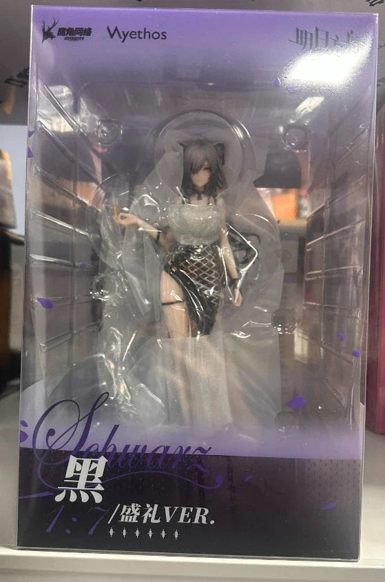 In Stock Myethos Arknights Schwarz Ceremony Ver. 1/7 Figure Anime Model Trendy Toys Desktop Doll Collectibles