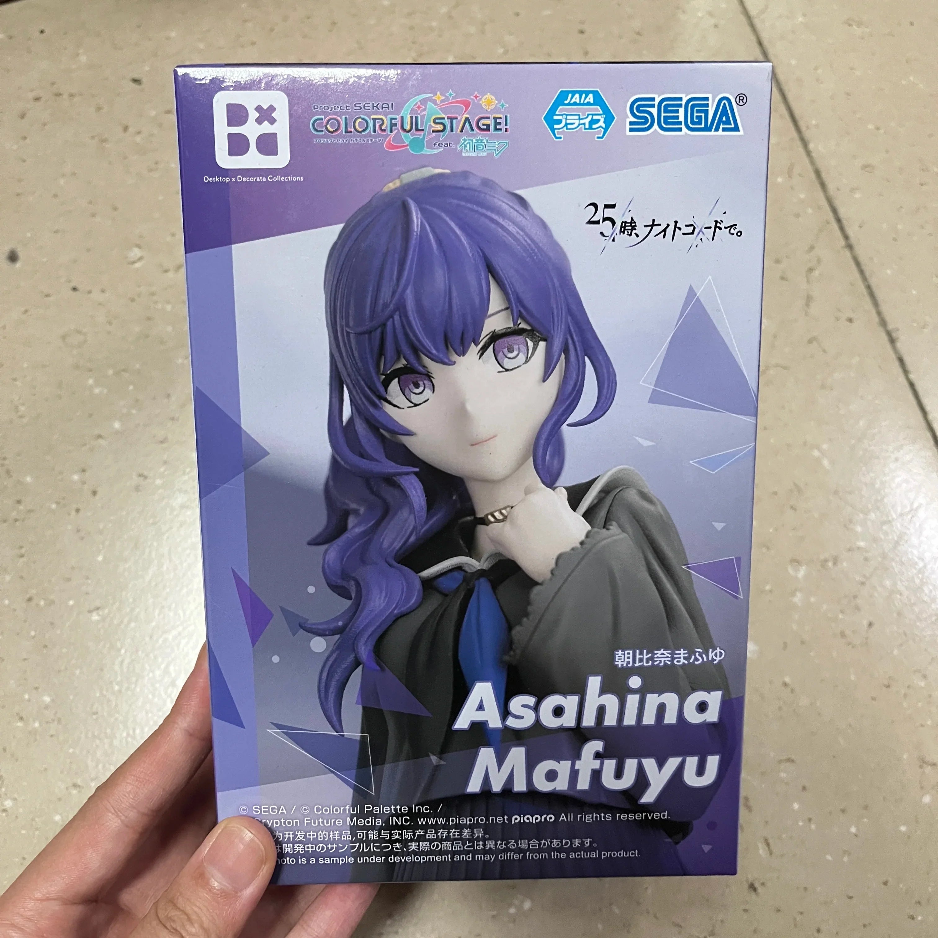 Original SEGA HATSUNE MIKU COLORFUL STAGE  Yoizaki Kanade Asahina Mafuyu Akiyama Mizuki Anime Figure Desktop×Decorate Collection