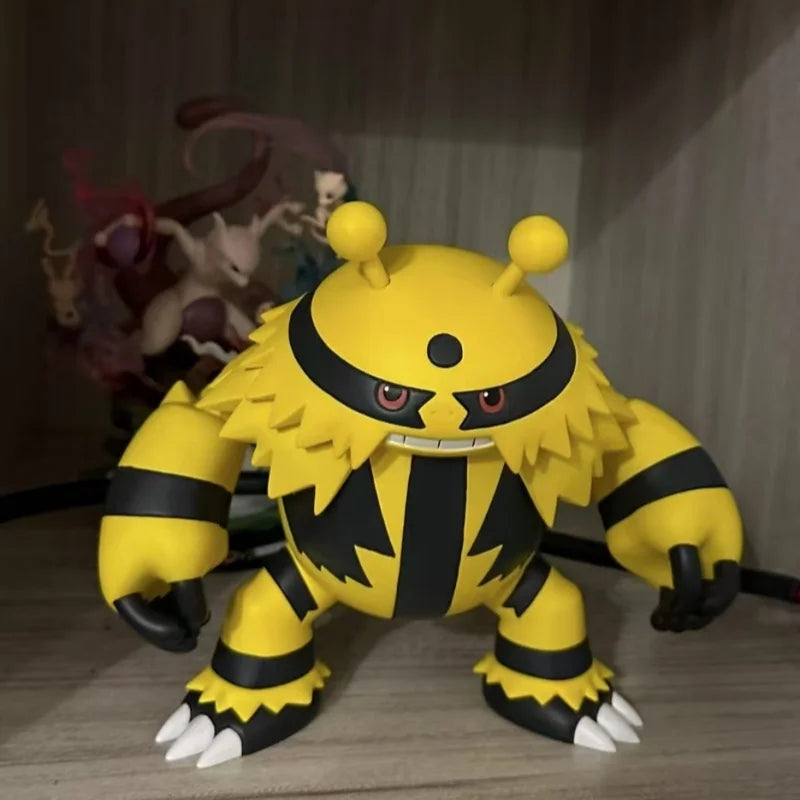 Anime Pokemon Electivire Figures Gk House Pet Cartoon Figures Q Version Pvc Model Desktop Collection Children Birthday Toy Gift