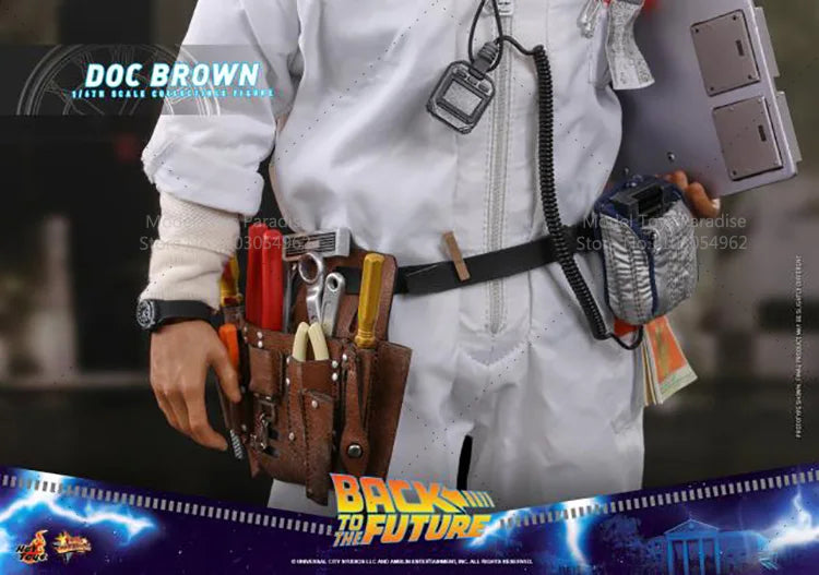 HotToys MMS609 1/6 Collectible Toys Dr. Emmett Brown Back To The Future Men Soldier 12Inch Action Figure Model Fans Gifts