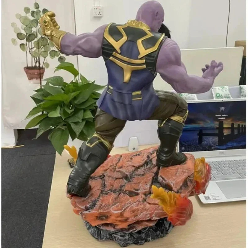 60cm 1/4 Scale Green Giant Hulk Thanos Resin Superhero Figure - Large Size Home Decoration Collectible Model Gift