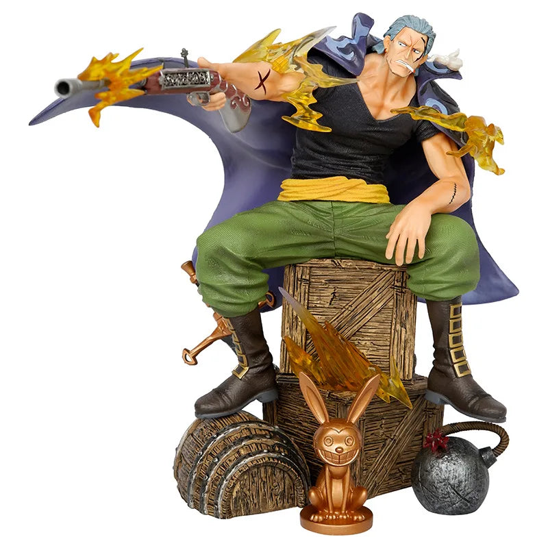 Anime ONE PIECE Unantastbare rechte Hand Ben Beckman Kampf-Version PVC Actionfigur Statue Sammlung Modell Kinderspielzeug Puppe Geschenk