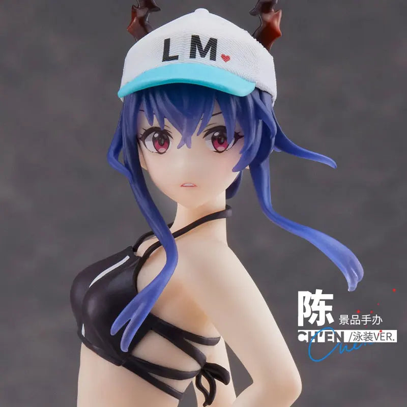 Arknights Chen Figurine Swimsuit Beautiful Girl Model Ornament Anime Standing Posture Second Dimension Toys Gifts