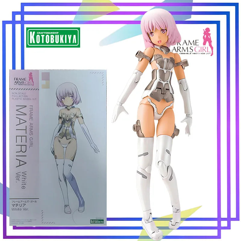 Kotobukiya Original Frame Arms Girl Series《Mordinrian White - Brown Skin Append》Action Figure Assembly Model Toys Collectible