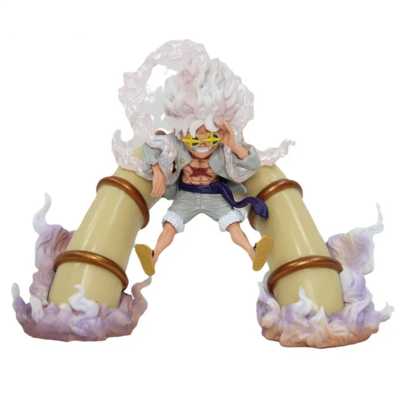 New One Piece Anime Figure Gear 5 Luffy Monkey D Luffy Figurine Pvc Station Model Doll Collectable Decoratoin Toy Gifts