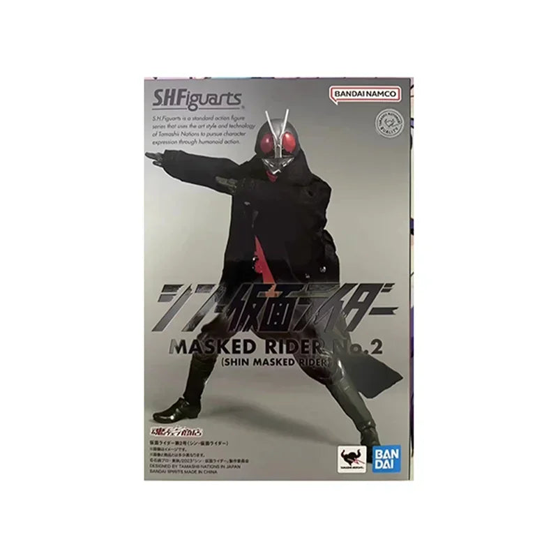Spot Direkte Lieferung Bandai Original Kamen Rider Anime Modell SHF MASKED RIDER Nr. 2 Actionfigur Spielzeug Für Kinder Geschenk