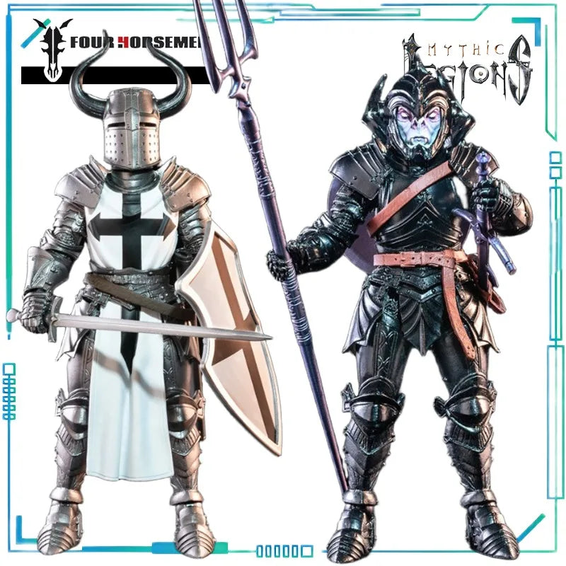 Four Horsemen Studios Genuine Mythic Legions Series Aid 2 Temple Ruins Guard and Vampire Phalanx Soldiers Finished Product Model