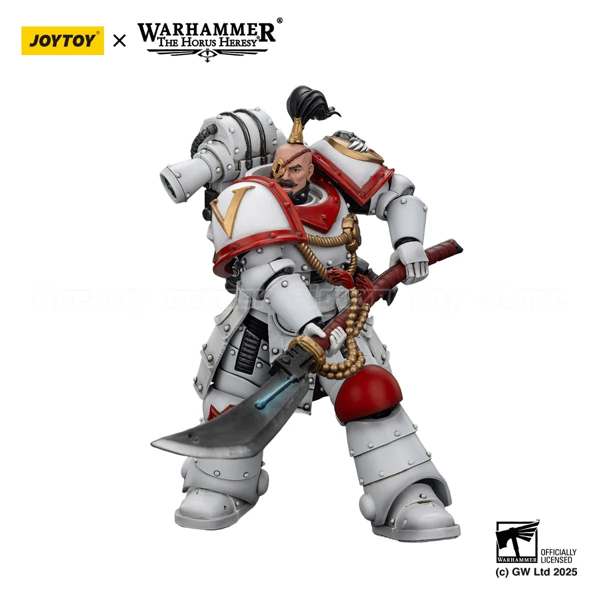 【Pre-sale】JOYTOY Warhammer 40K White Scars Legion Praetor Ebon Keshig Terminator 1 and 2 1/18 Action Figure Toy Model